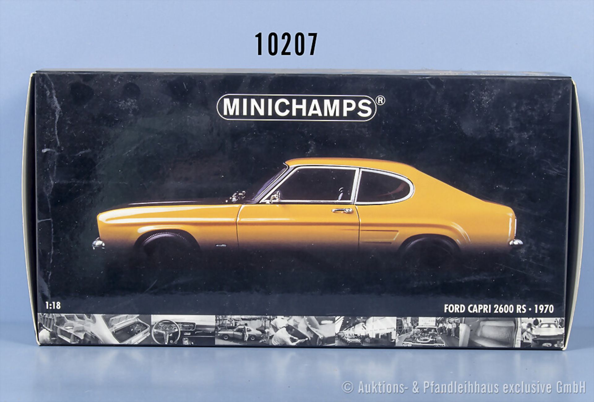 Minichamps Ford Capri 2600 RS 1970, Metall, 1:18, Z 0, ...