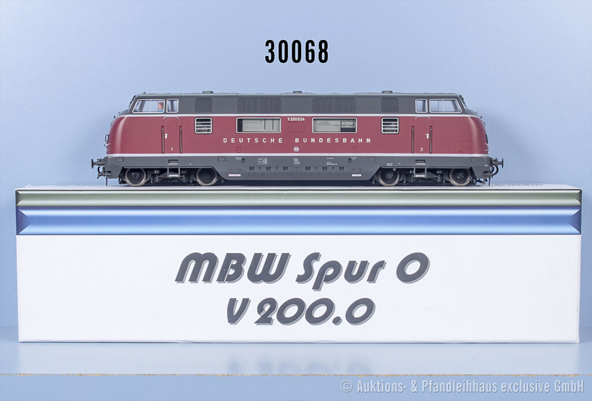 MBW Spur 0 Diesellok der DB, BN V200 034, Kleinserien-Herstellermodell, Analog, Z 1 in ...