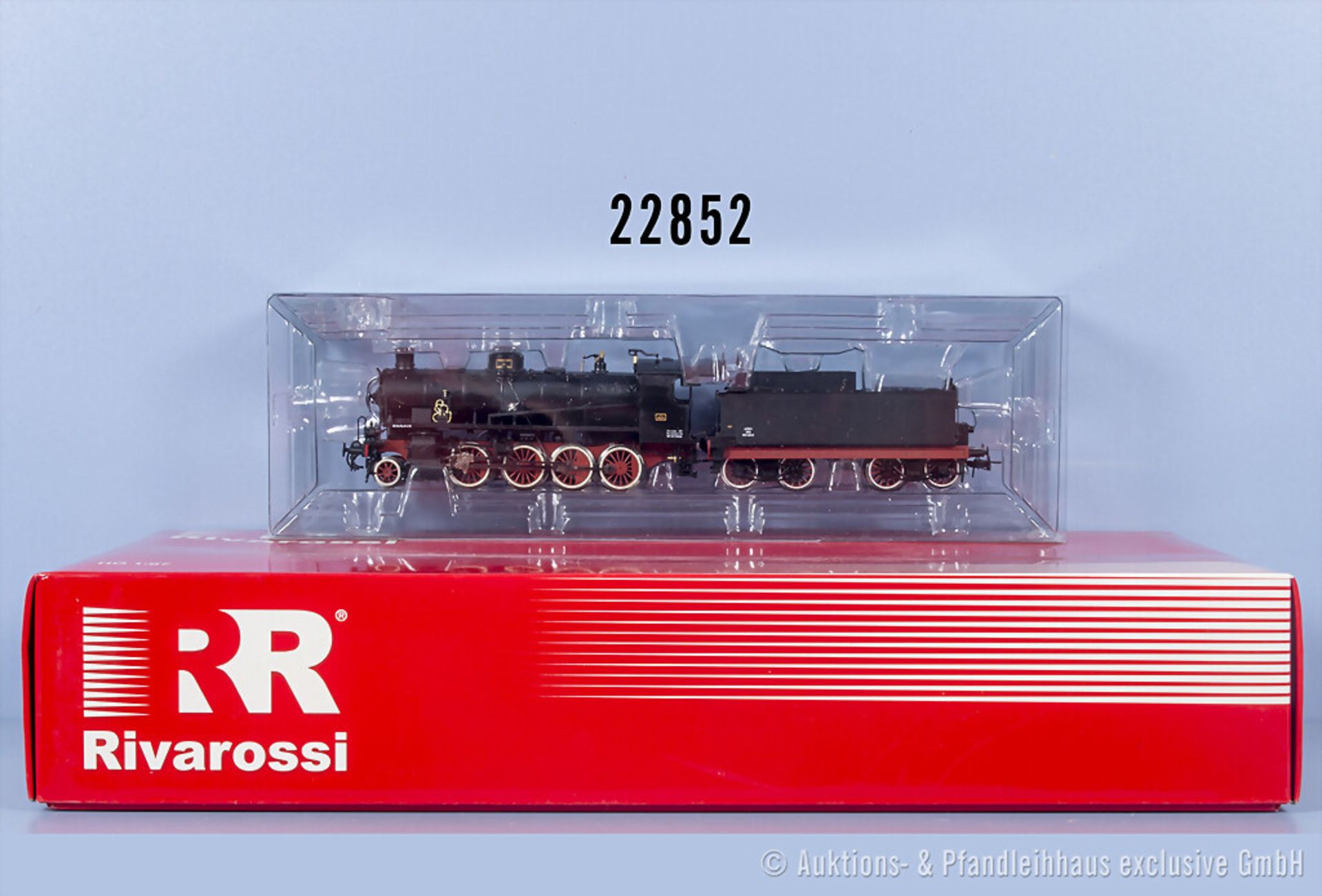Rivarossi H0 2032 Schlepptenderlok der FS, BN 740.451, Z 0-1, in ...