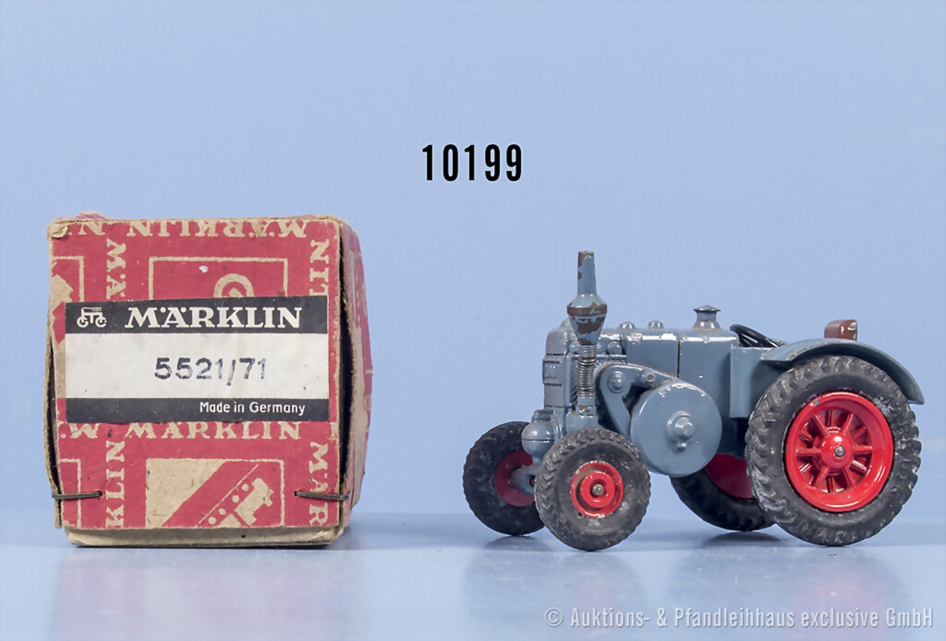 Märklin, Lanz Traktor 5521/71, Germany, Thermoplast, 1:43, partiell besch., Z ...