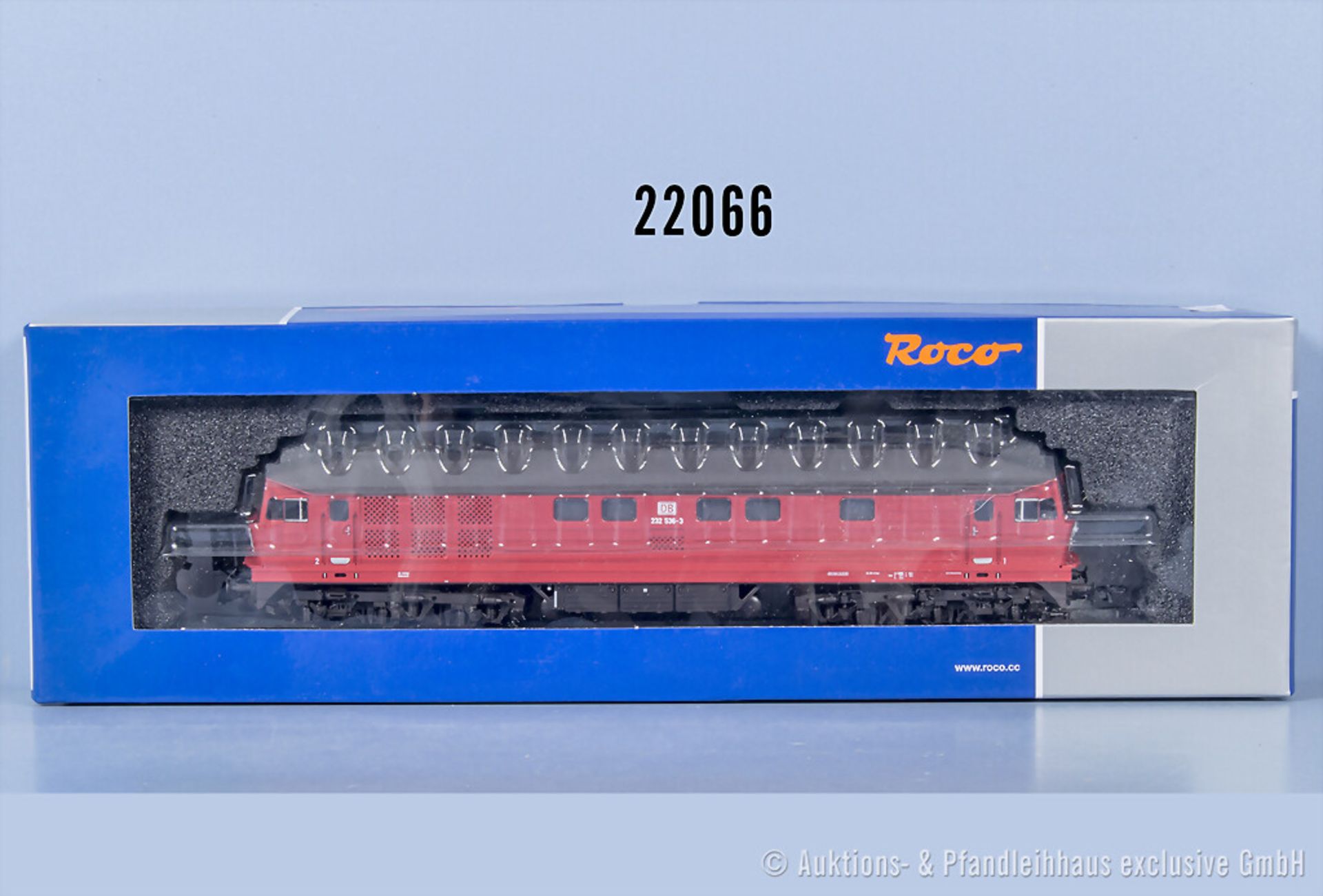 Roco H0 52506 Diesellok der DB, BN 232 536-3, mit Digitalschnittstelle, Z 1, in OVP, ...
