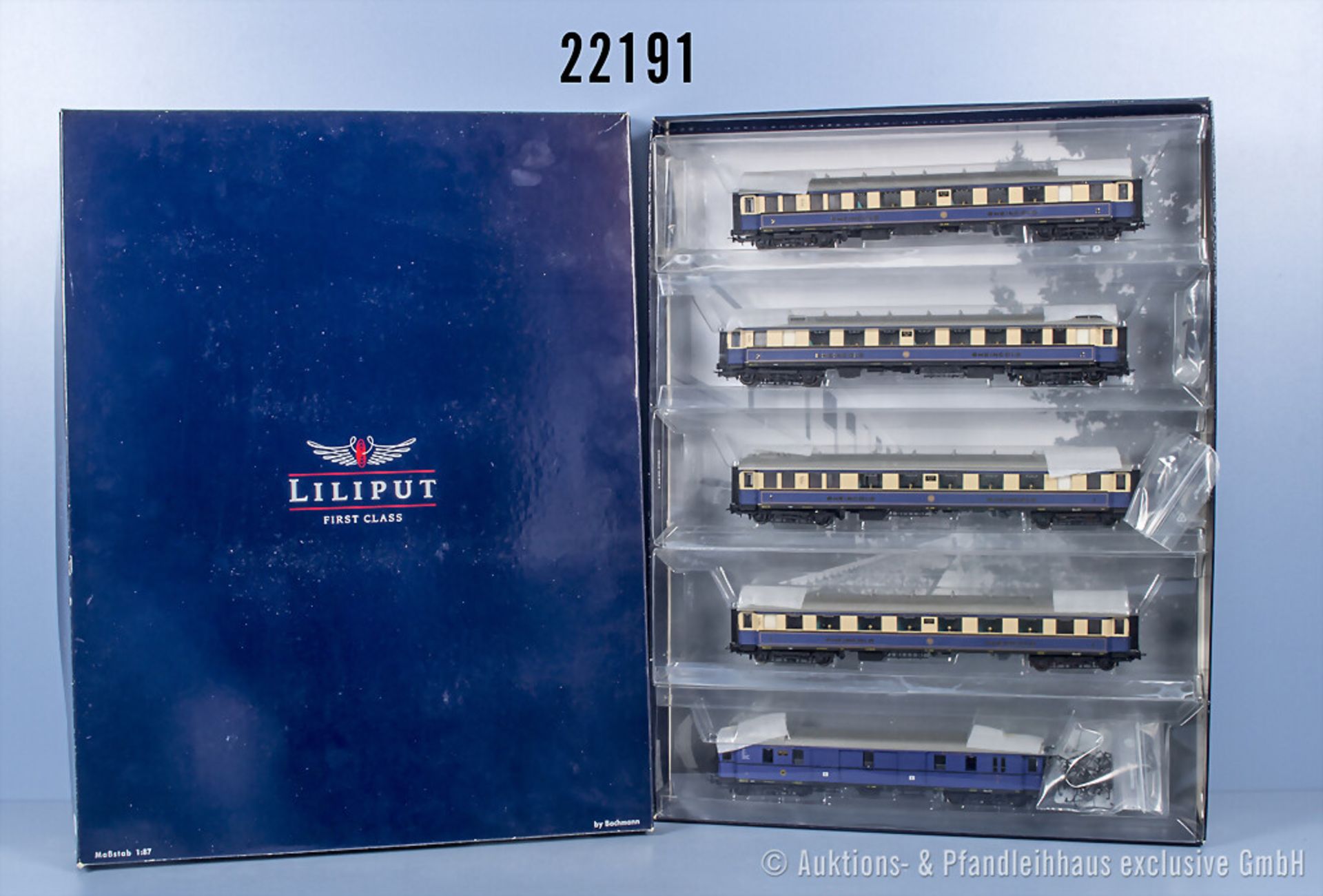 Liliput H0 382003 Wagenset Rheingold, Z 1, in OVP, OVP ...