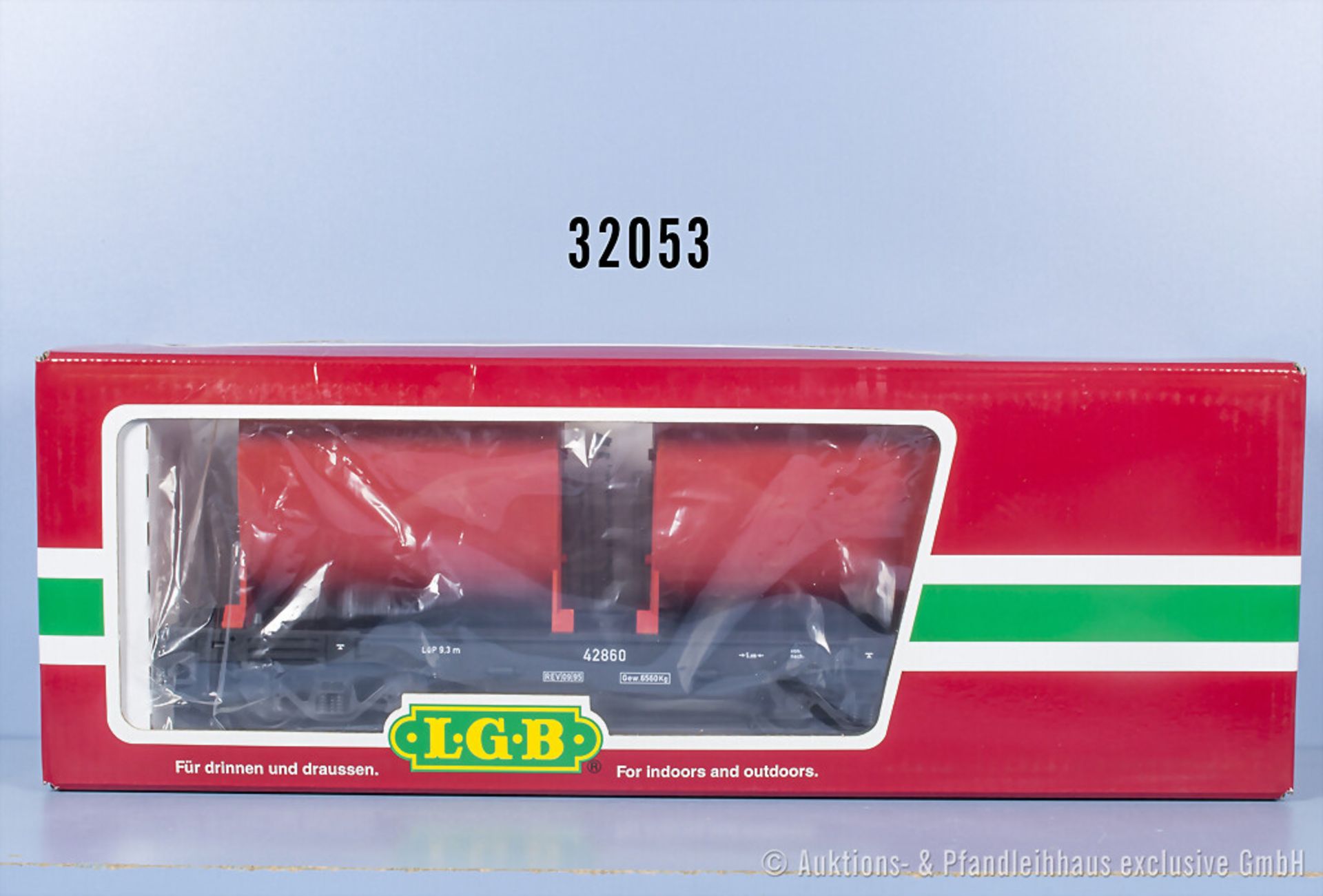 LGB LGB Spur IIm 42860 Behältertragwagen, Z 1-2, in ...
