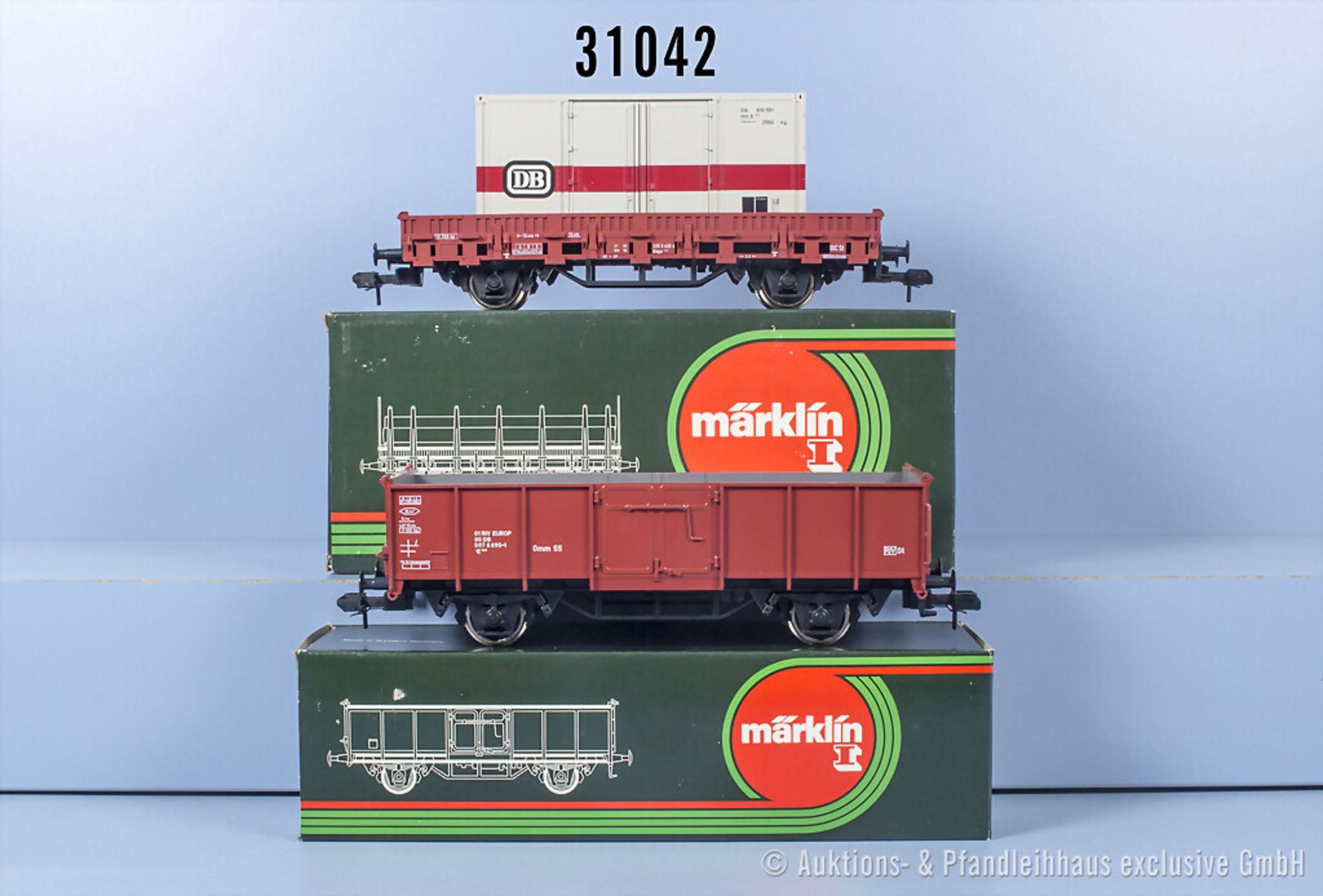 2 Märklin Profi 1 Güterwagen, dabei 5850 und 48459, Z 1, in ...