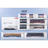 9 Märklin H0 Wagen, dabei 3 x 44174, 45096, 2x 47114, 47116, 47717, 462202 x 47914 und ...