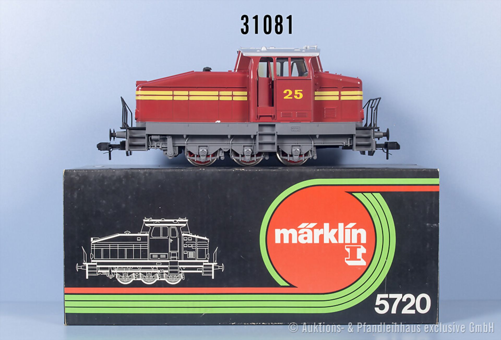 Märklin Profi 1 5720 Industriediesellok DHG 500, BN 25, Z 1, in ...