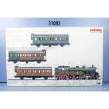 Märklin Profi 1 5502 Preußisches Personenzugset mit Tenderlok, BN 8402, 3 Wagen und 1 ...