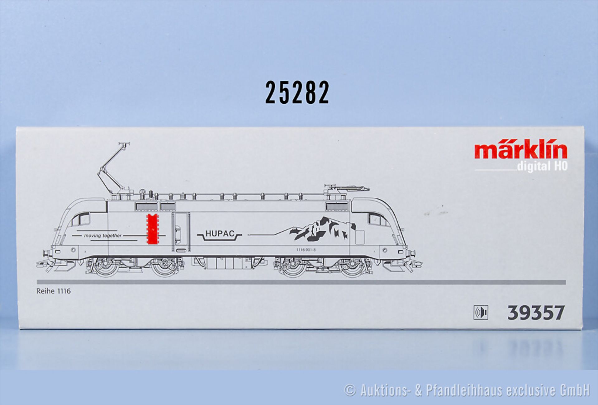 Märklin fx digital H0 39357 E-Lok der Hupac, BN 1116 901-8, Z 3, in ...