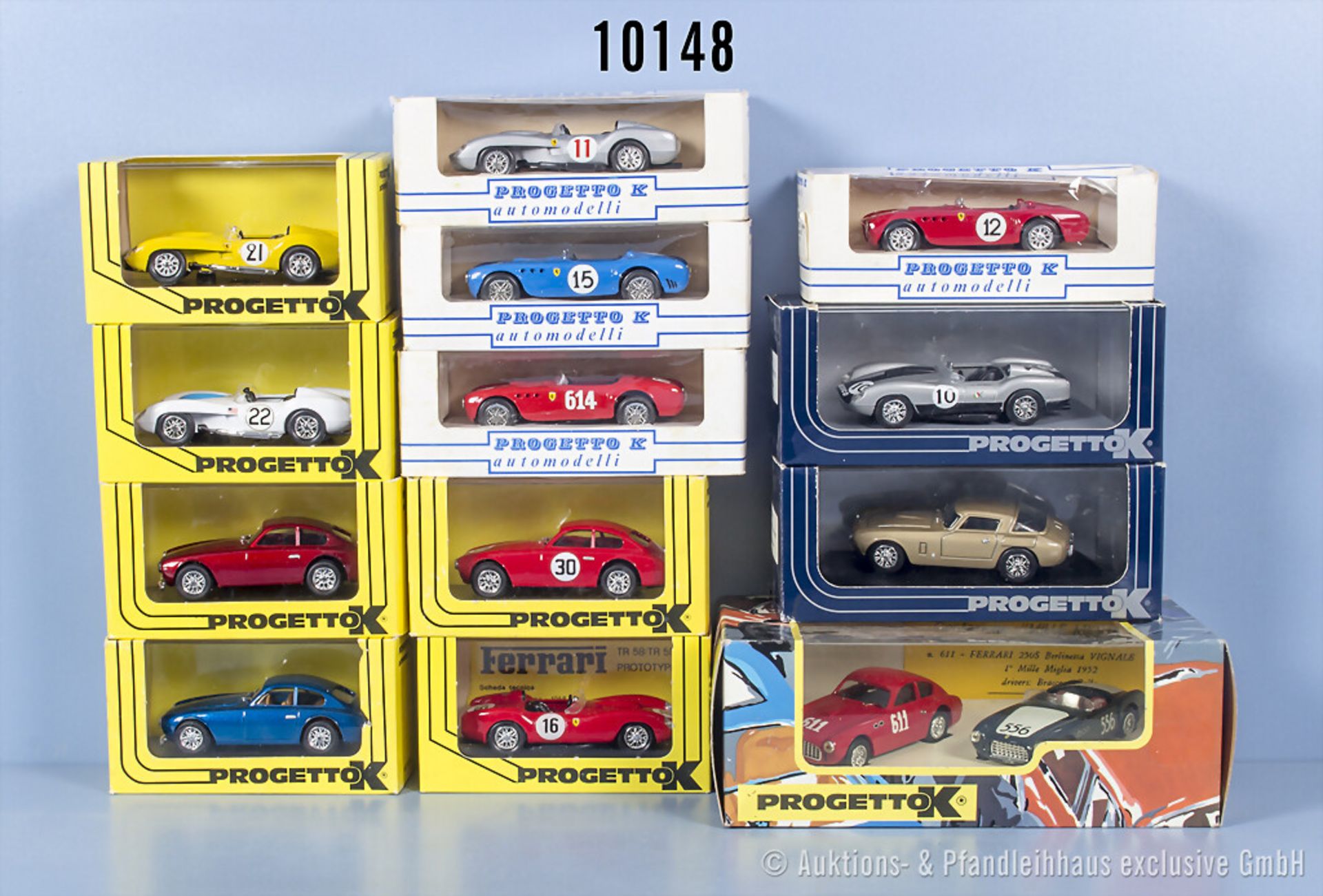 14 Progetto K Modellfahrzeuge, Ferrari Modelle, Metall, 1:43, Z 0, ...