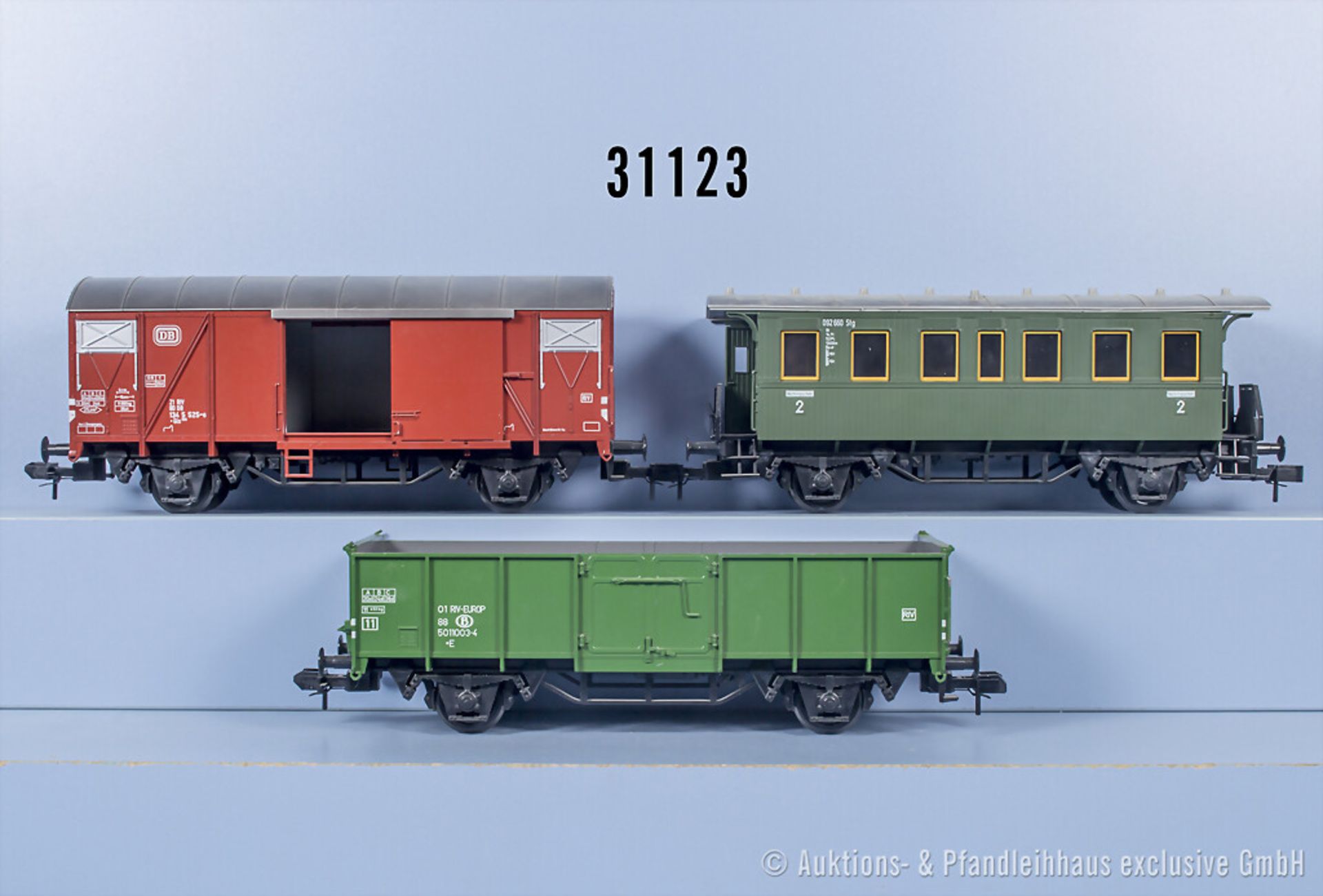 3 Märklin Profi 1 Wagen, Z ...