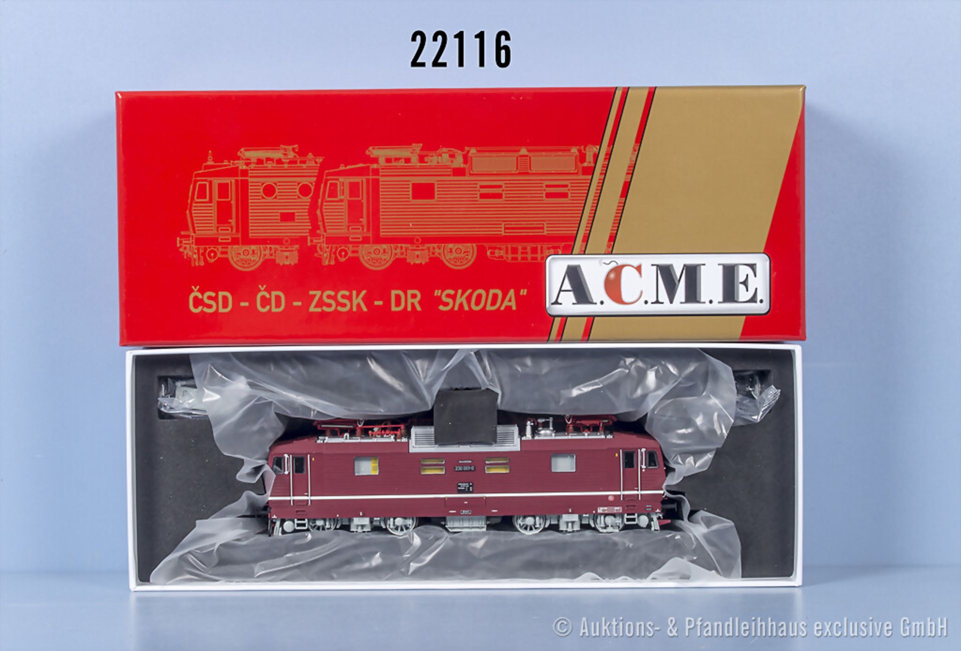 ACME H0 60540 E-Lok der DR, BN 230 001-0, mit Digitalschnittstelle, Z 1, in ...