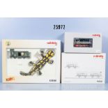 Märklin digital H0 36871 Tenderlok der KLVM, BN 2006, 46020 Mittelbordwagenset und ...