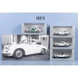 Minichamps Setpackung History Collection Police Cars, 356 C Cabrio (1965), 914/4 ...