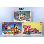 3 Lego Legoland Setpackungen 148 Central Station, 360 Steinbruch und 361 Bäckerei, ...
