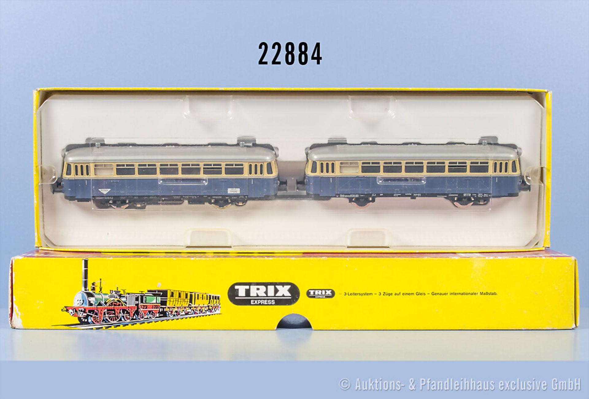 Trix Express H0 2300 Schienenbus der ÖBB mit Beiwagen, BN 5081.62, Z 2, in ...