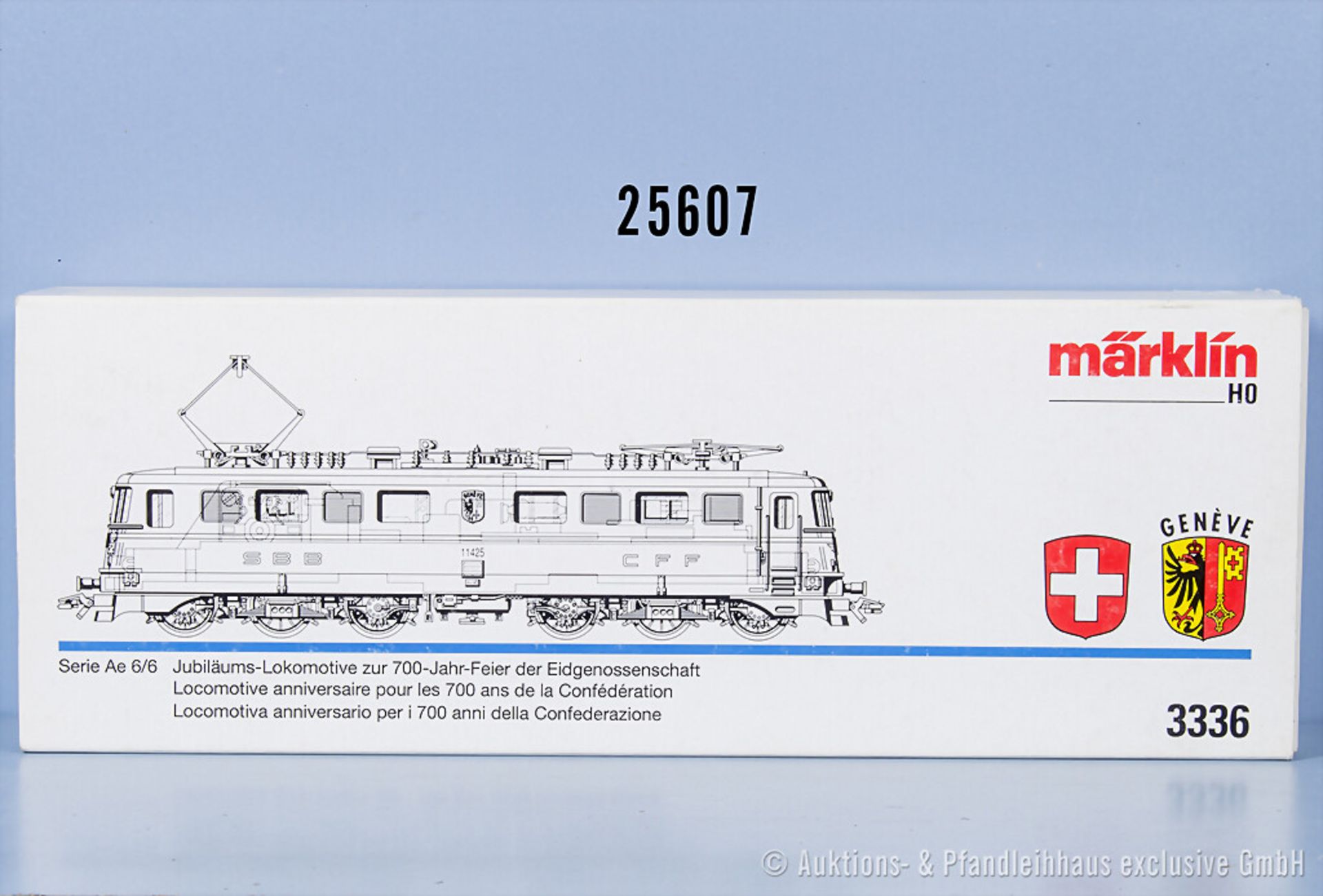 Märklin H0 3336 E-Lok der SBB, BN 11425, Z 1-2, in OVP, ...