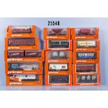 15 Primex H0 Wagen, dabei 4001, 4020, 4544, 4457, 4548, 4551, 4552, 4555, 4556, 4583, ...