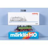 2 Märklin H0 Loks, dabei 3307 Tenderlok der K.W.St.E., BN 1127 und 3312 Tenderlok der ...