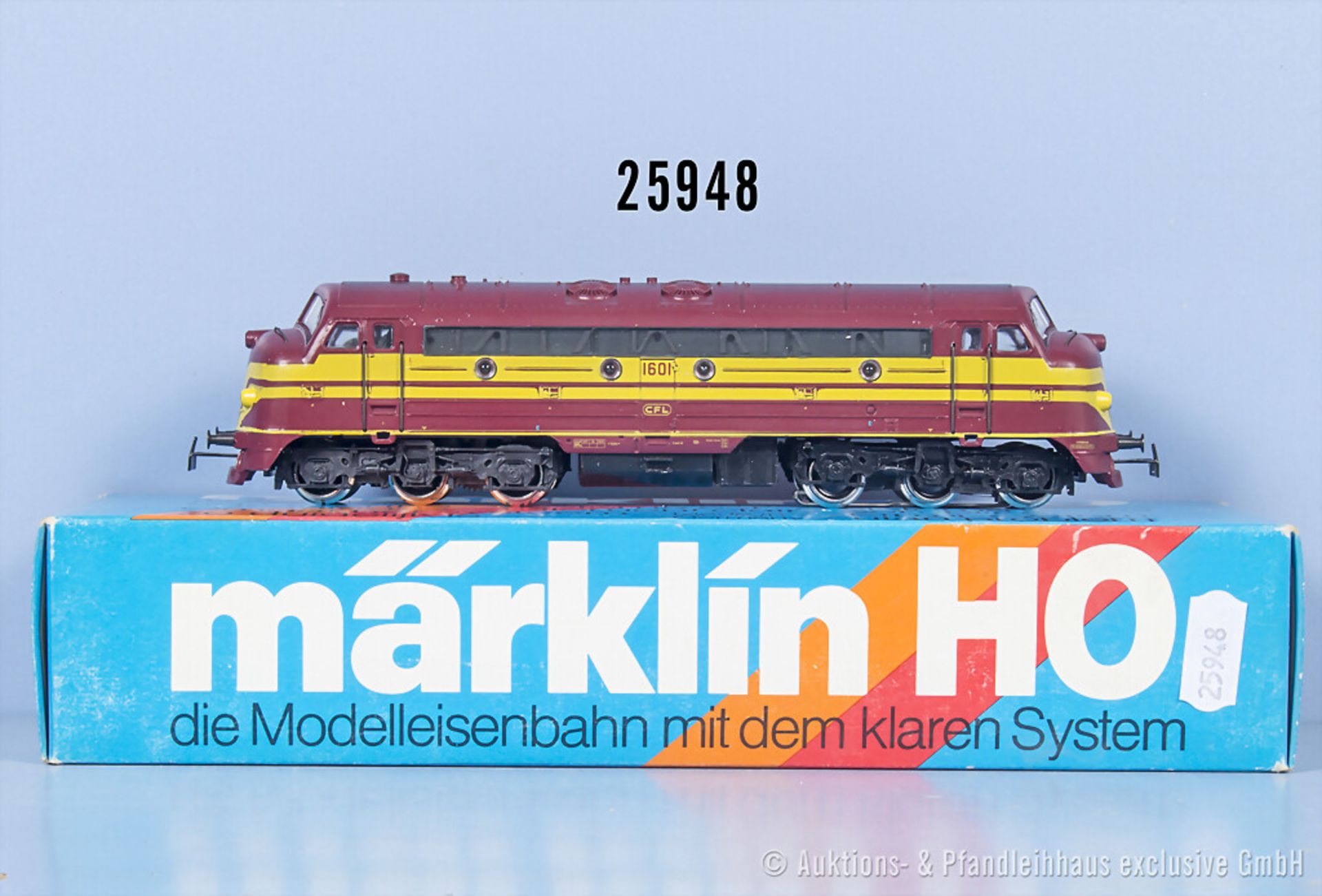 Märklin H0 3134 Diesellok der CFL, BN 1601, Z 1, in OVP, ...