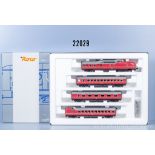 Roco H0 63060 4-teiliger Dieseltriebzug Lyntog der DSB, BN 401, mit ...