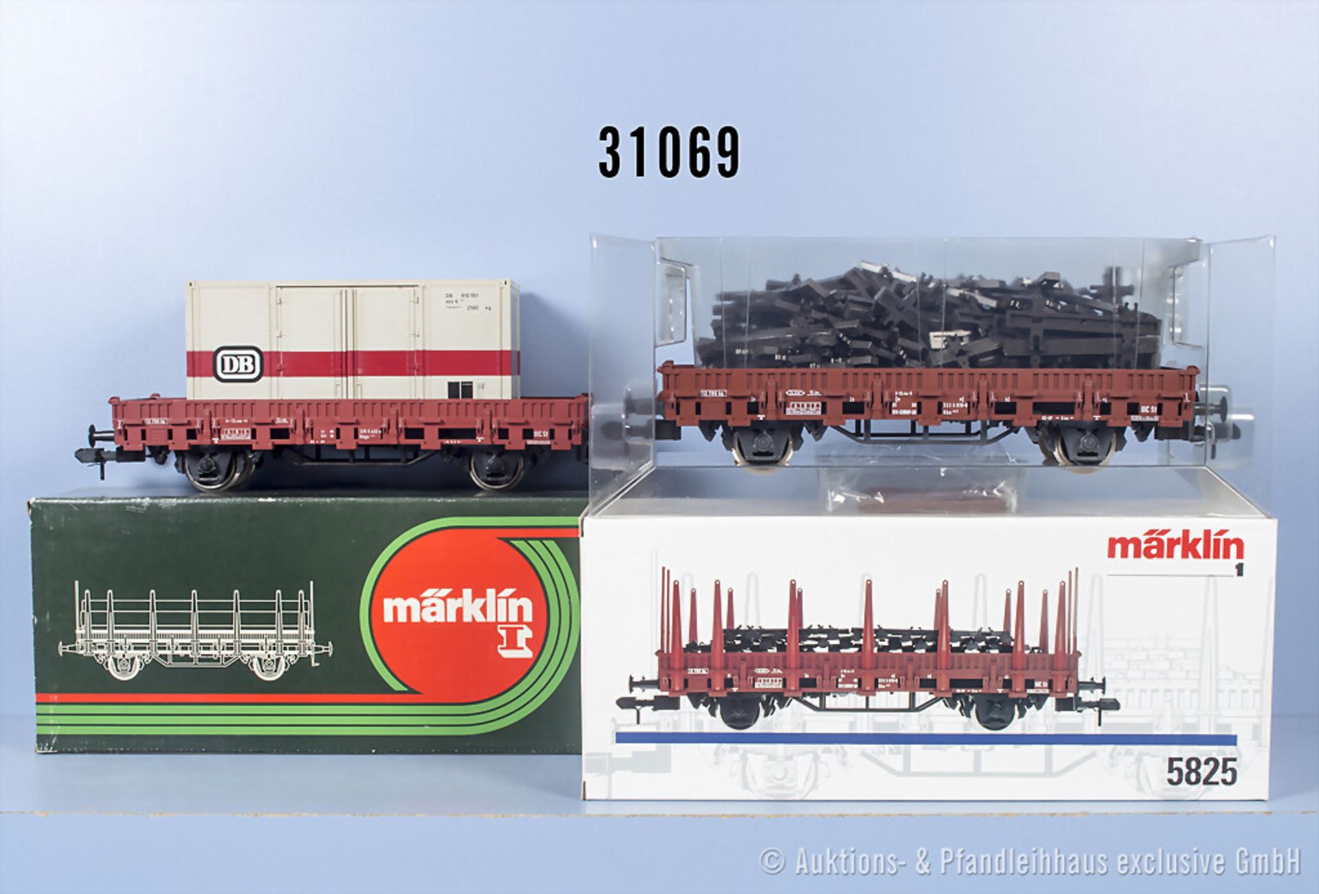 2 Märklin Profi 1 Güterwagen, dabei 5825 und 48459, Z 1, in ...