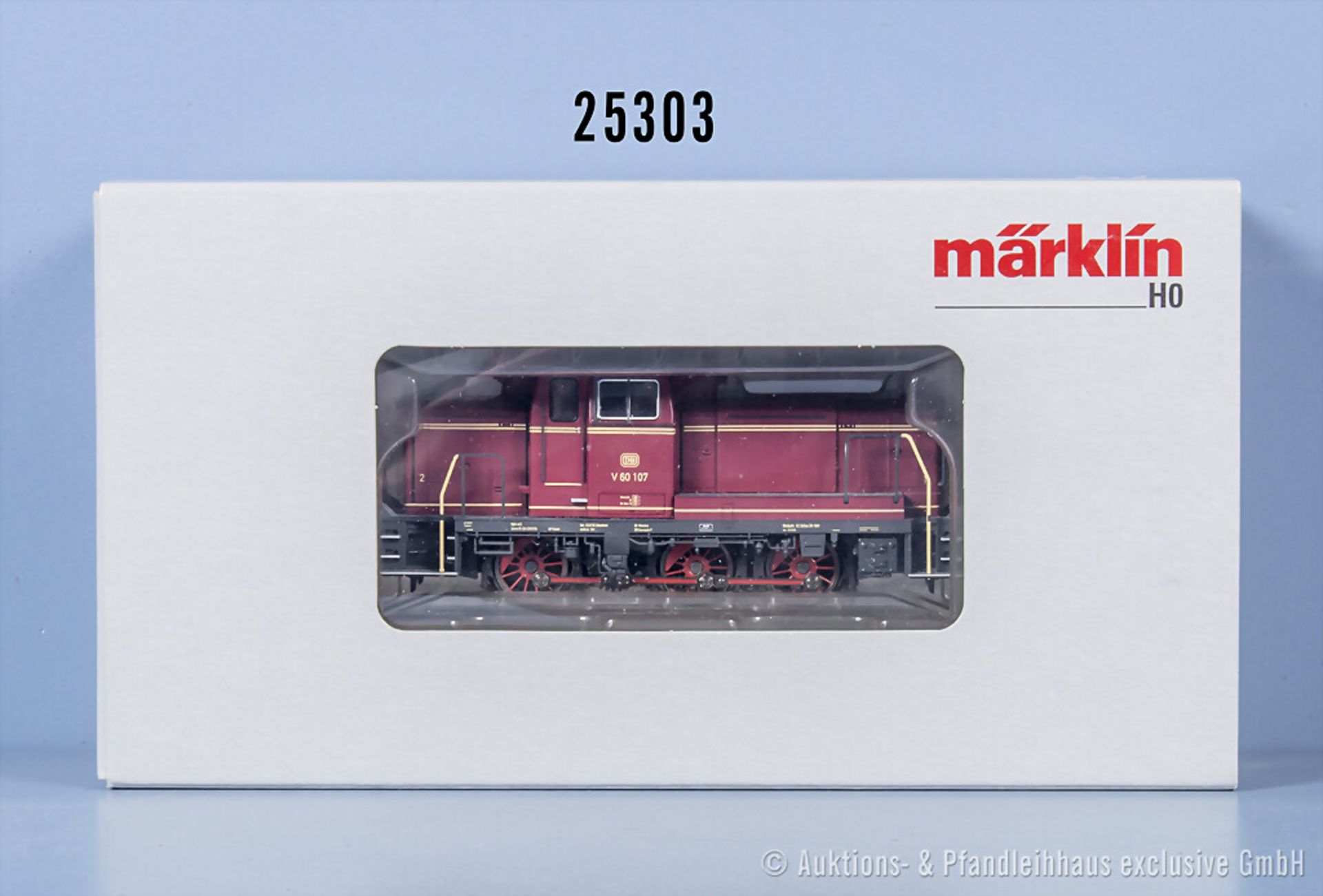 Märklin mfx digital H0 37655 Diesellok der DB, BN V60 107, Z 1-2, in ...