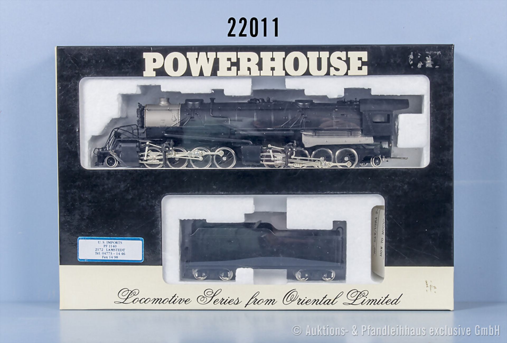 Powerhouse H0 8065 US Schlepptenderlok, Achsfolge 2-8-8-2, Tender 4-A, Z 1-2, in ...