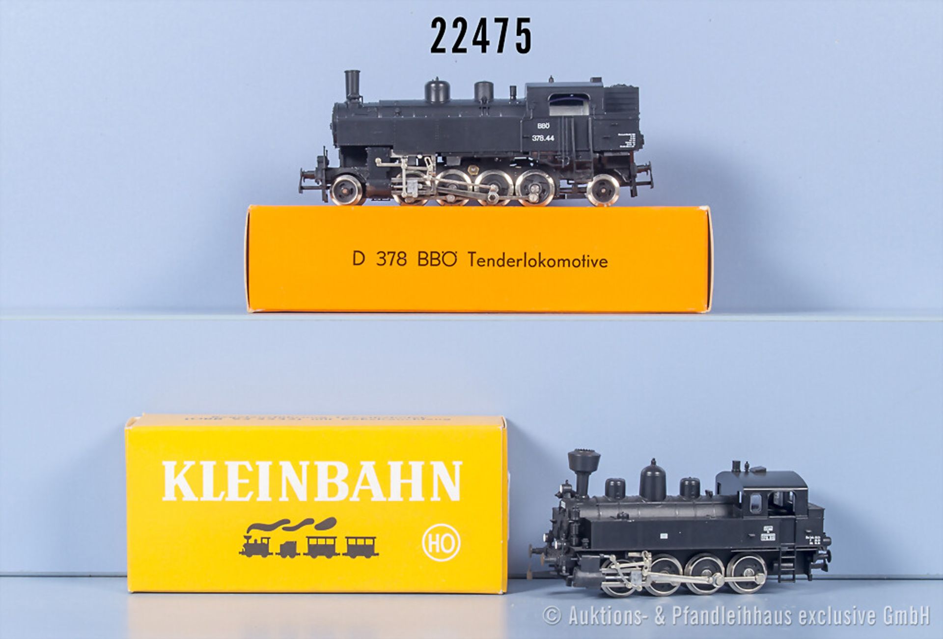 2 Kleinbahn H0 Loks, dabei Tenderlok der BBÖ, BN 178.85 und Tenderlok der BBÖ, BN ...