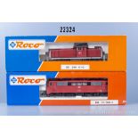 2 Roco H0 Loks, dabei 43412 E-Lok der DB, BN 111 068-3 und 43458 Diesellok der DB, BN ...