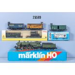 Märklin H0 3092 Schlepptenderlok der K.Bay.Sts.B., BN 3673, 4501, 4782 und 3 Wagen, Z ...