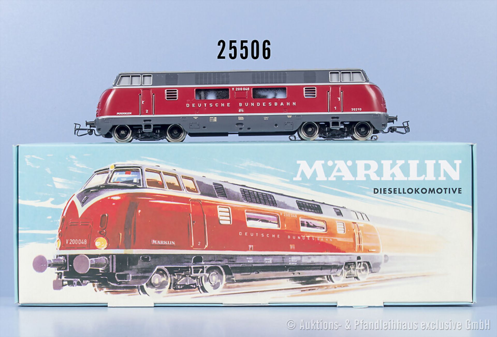 Märklin mfx digital H0 30210 Diesellok der DB, BN V200 048, Z 1, in ...