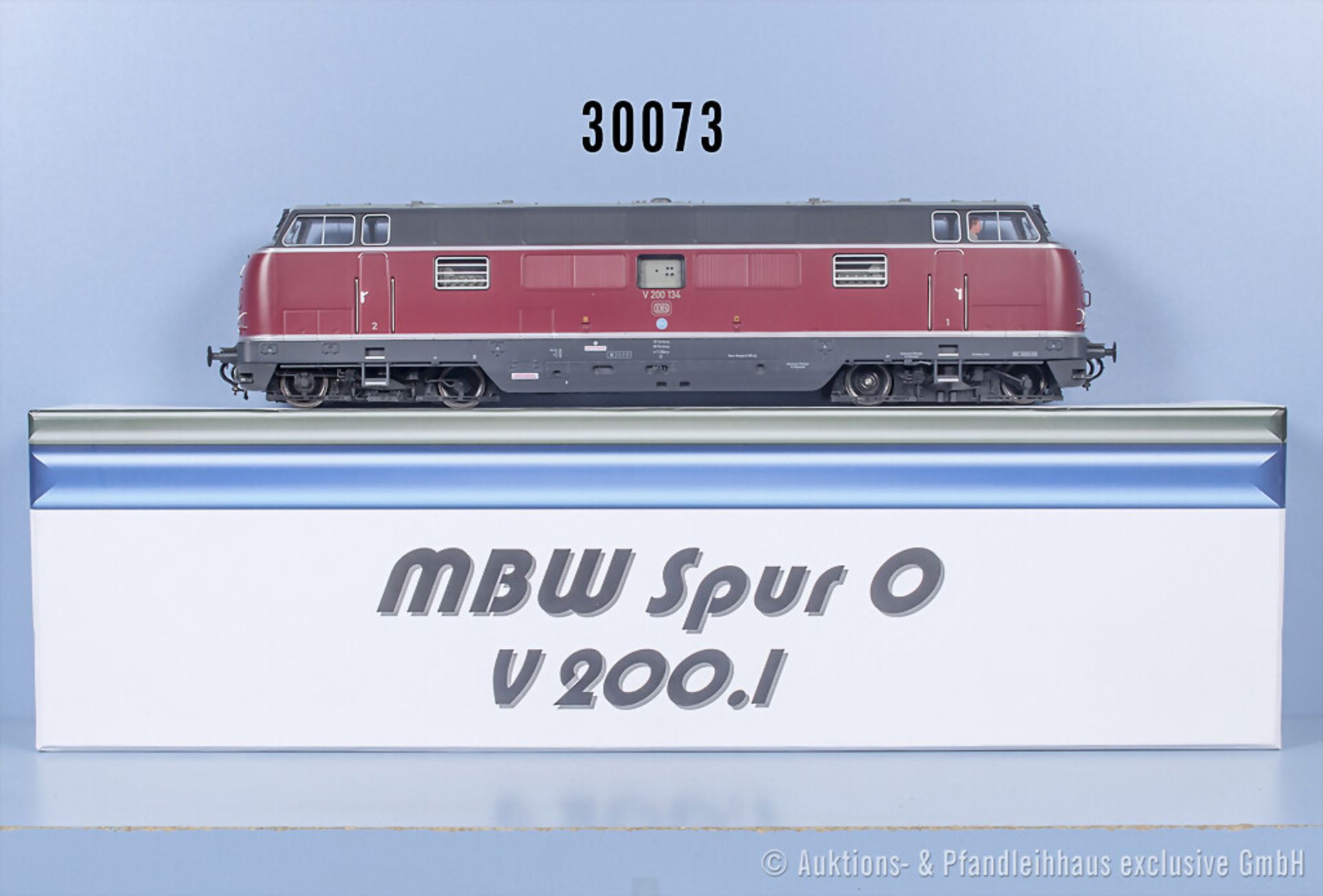 MBW Spur 0 40134 Diesellok der DB, BN V200 134, Kleinserien-Herstellermodel, Analog, Z ...