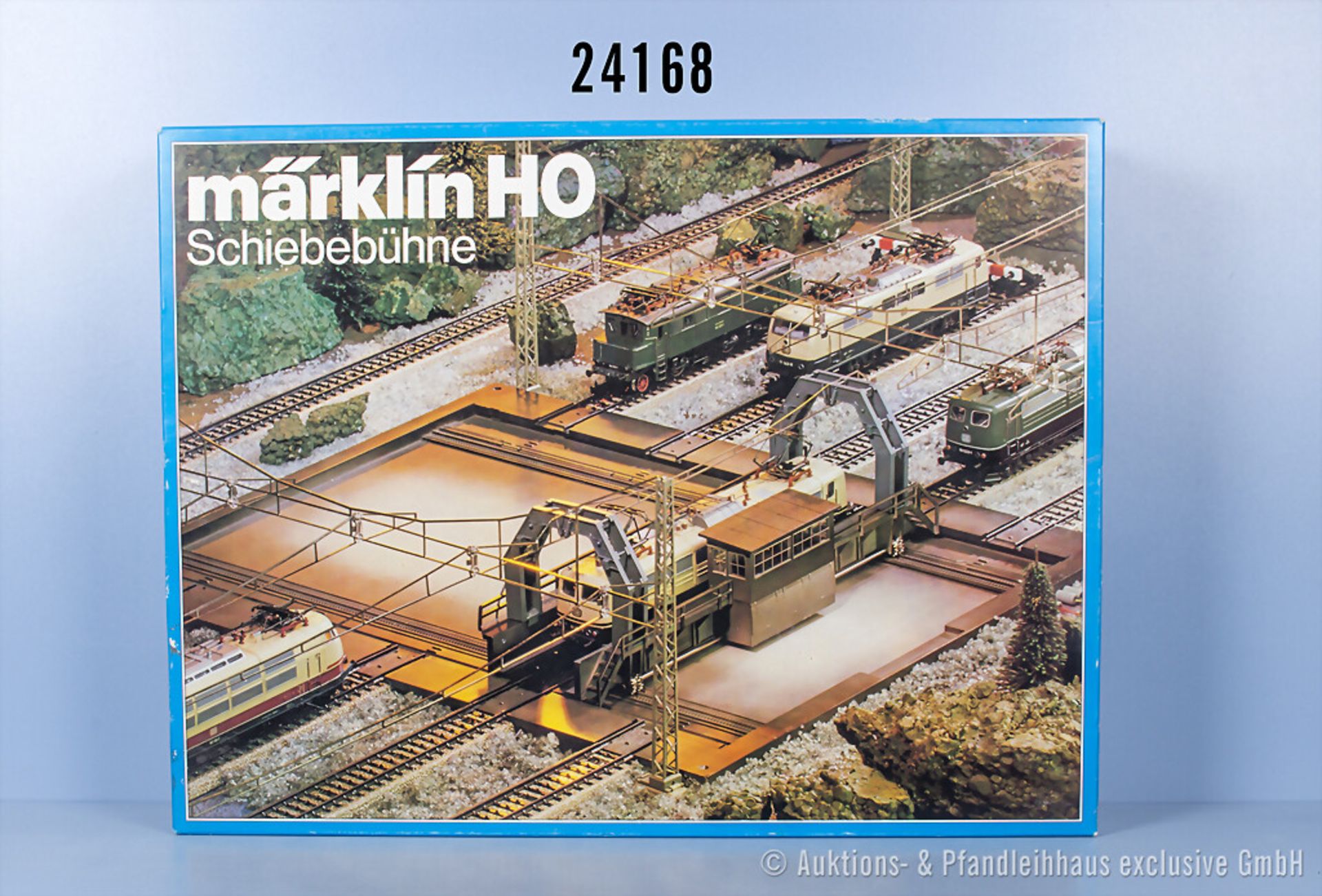 Märklin H0 7294 elektr. Schiebebühne mit 10 Abgängen, Spezialstellpult und zusätzlicher ...