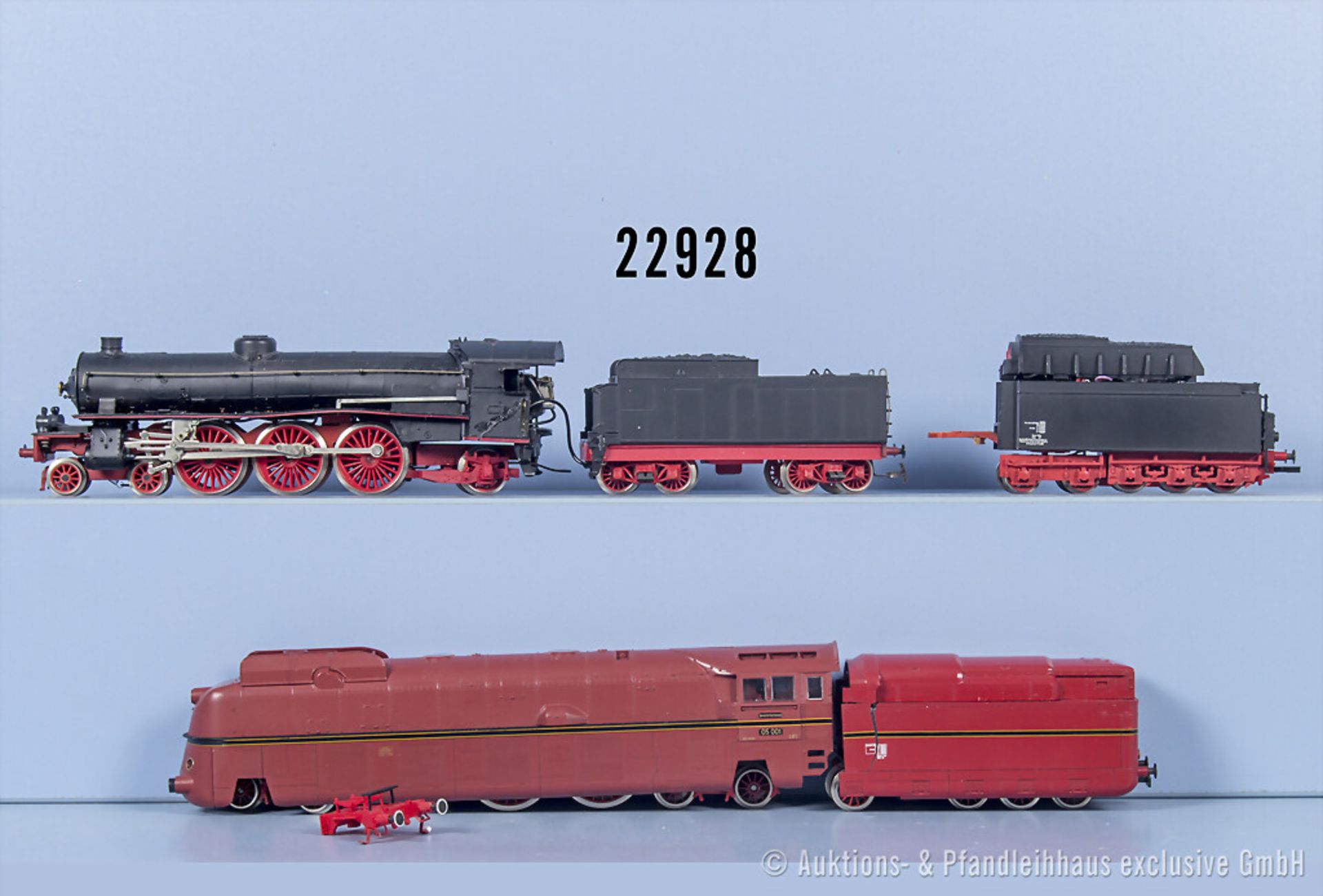 2 H0 Loks, dabei Rivarossi Schlepptenderlok der FS, BN 691 002 und Liliput ...