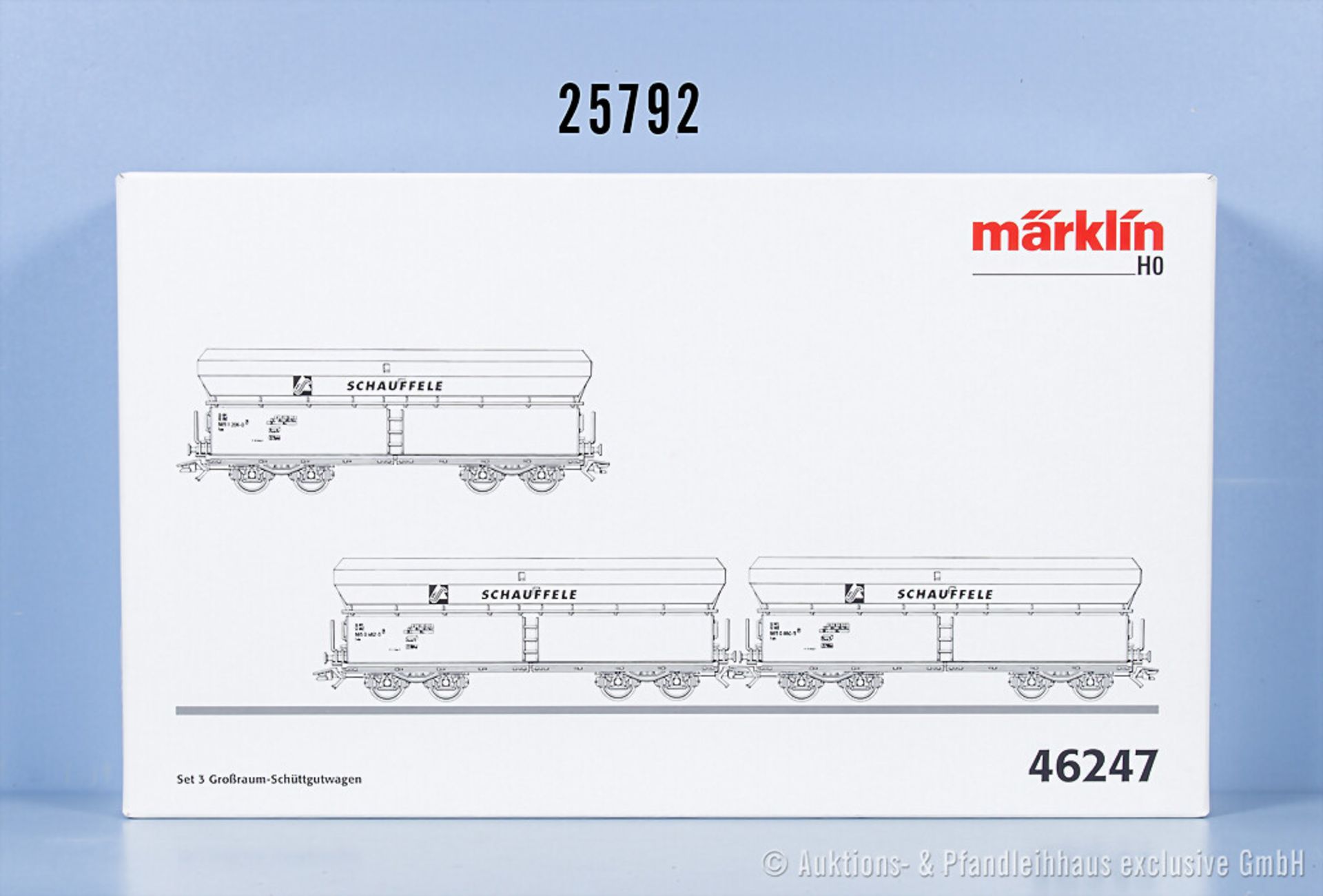 Märklin H0 46247 Großraum-Schüttgutwagenset, Z 1, in ...