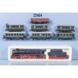 Piko H0 Zug, dabei Schlepptenderlok der DR, BN 41 1147-2 und 8 Wagen, Z ...