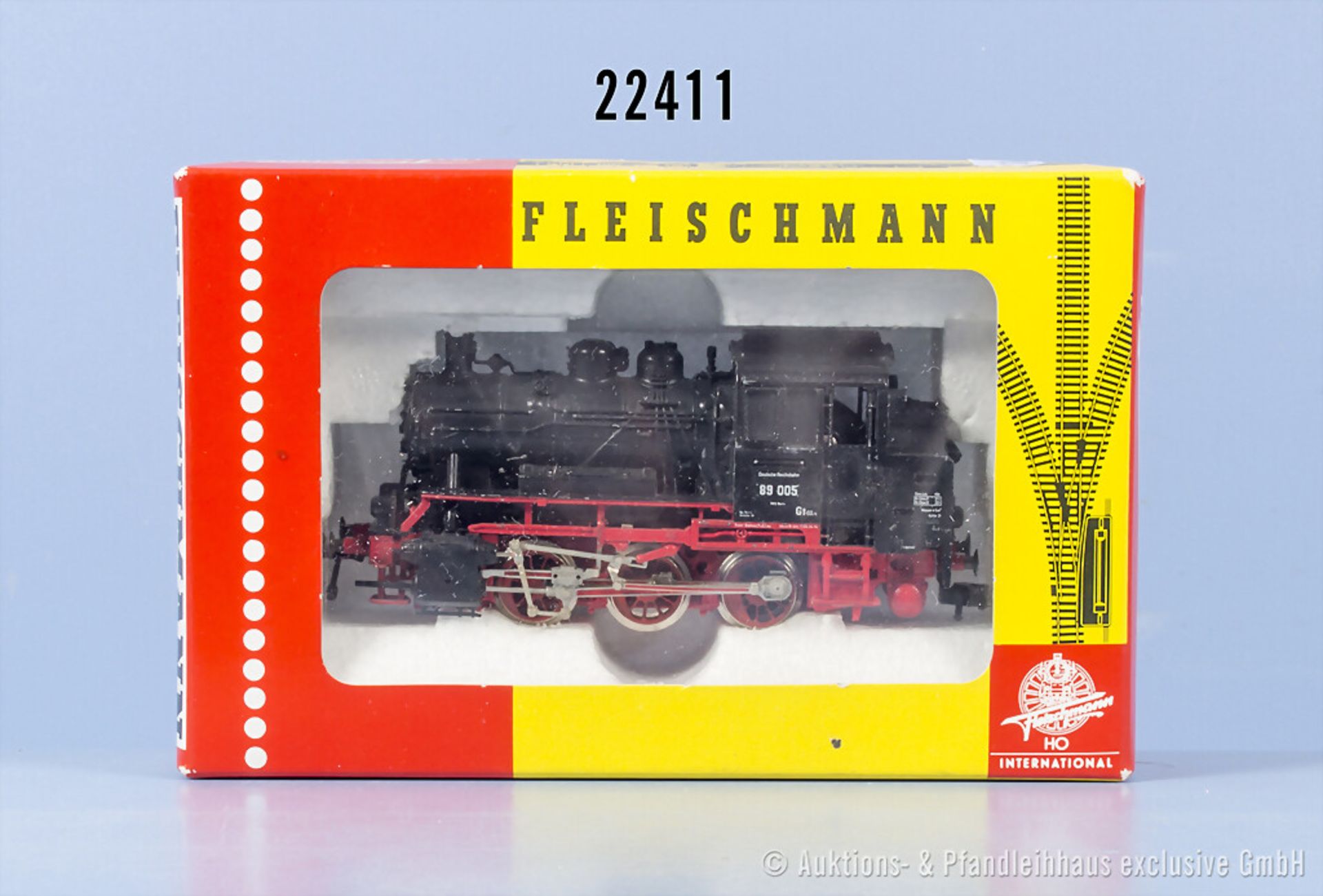 Fleischmann H0 4020 Tenderlok der DR, BN 89 005, n.A.d.E. digitalisiert, Z 1-2 in ...