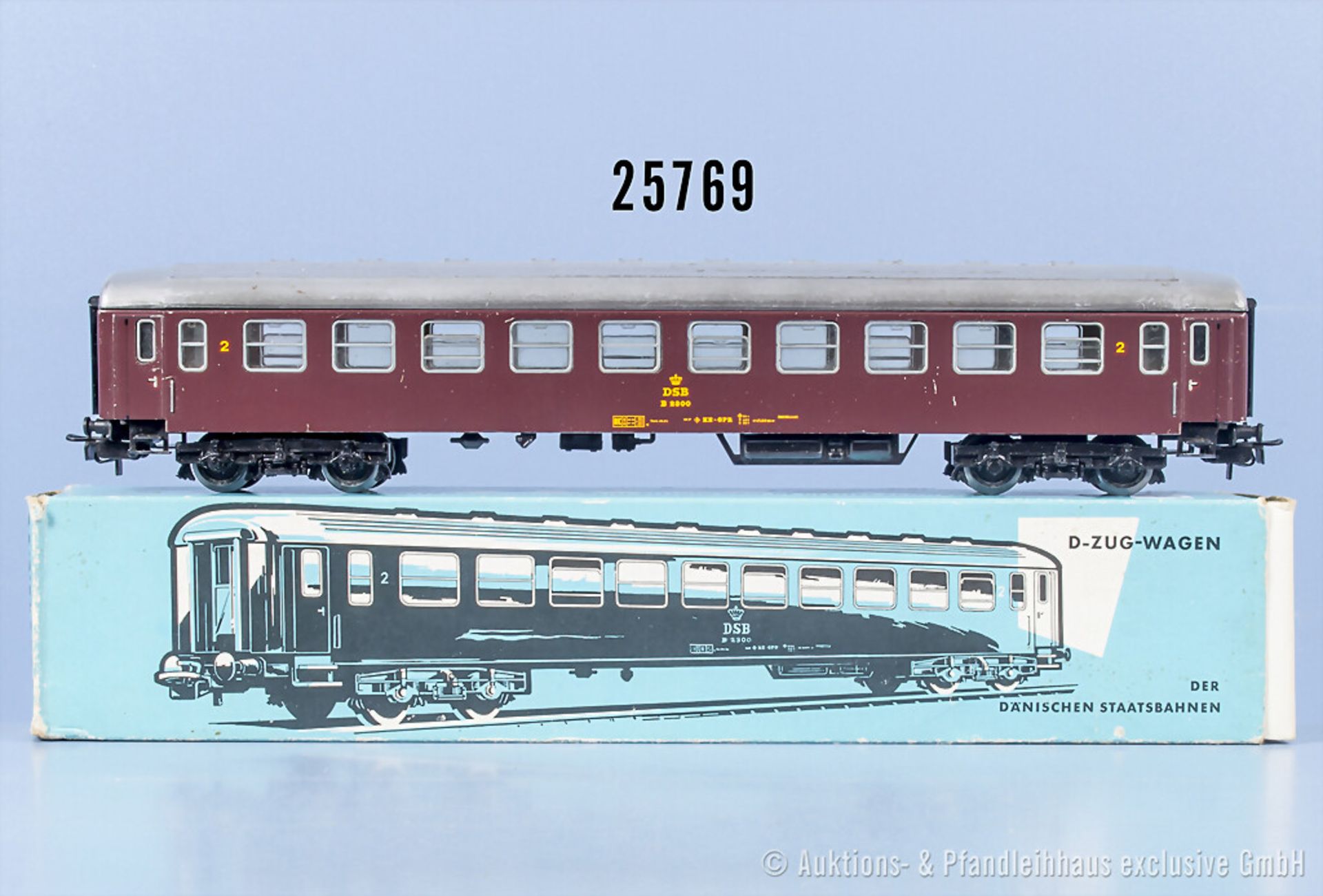 Märklin H0 4045 Typ 1 D-Zug-Personenwagen der DSB, Z 2, in ...