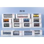 15 Märklin H0 Insider-Jahreswagen dabei 2008, 2010 bis 202016, 2018 bis 2022 sowie ...