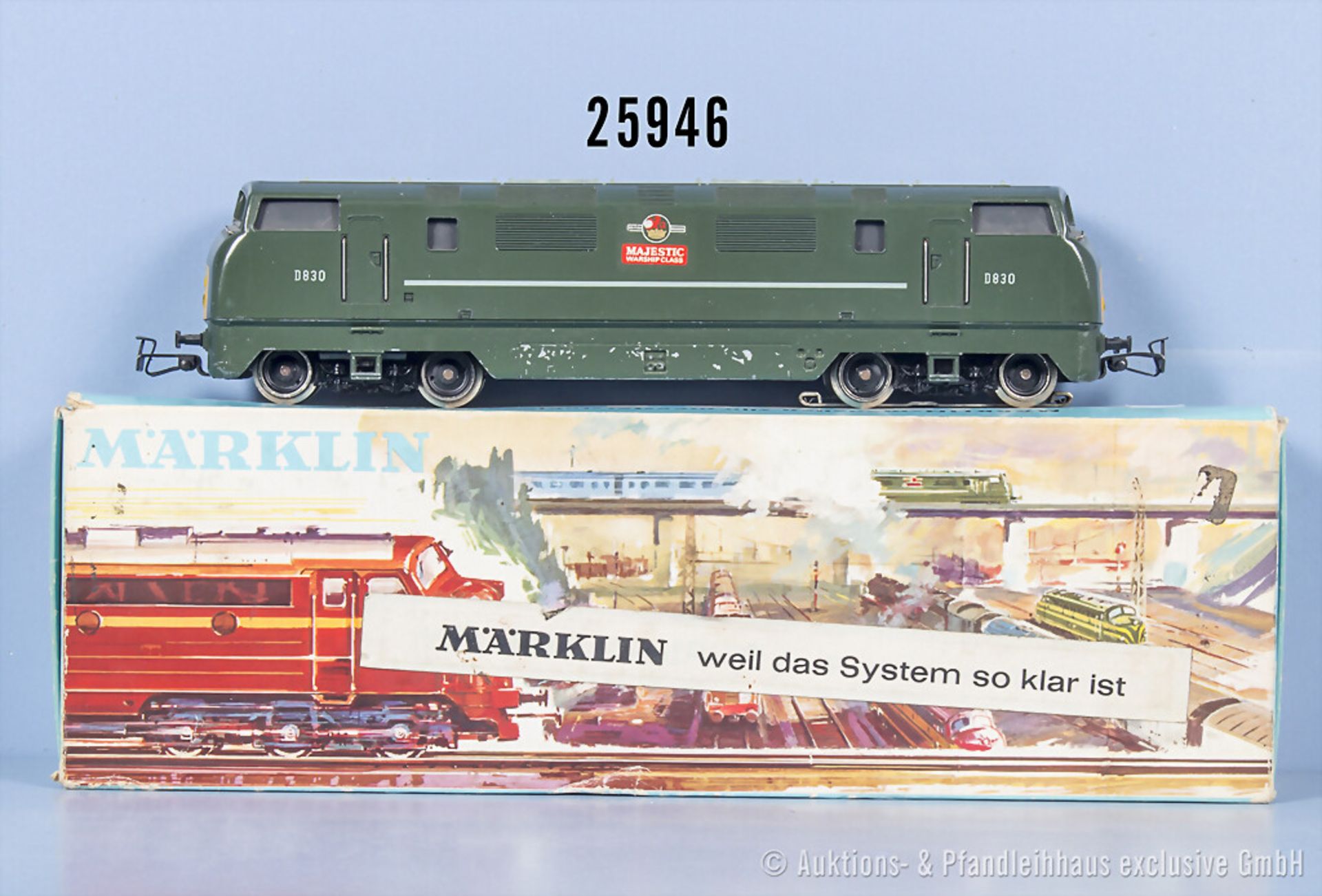 Märklin H0 3073 Diesellok der BR, BN D830, Z 2-3, in ...