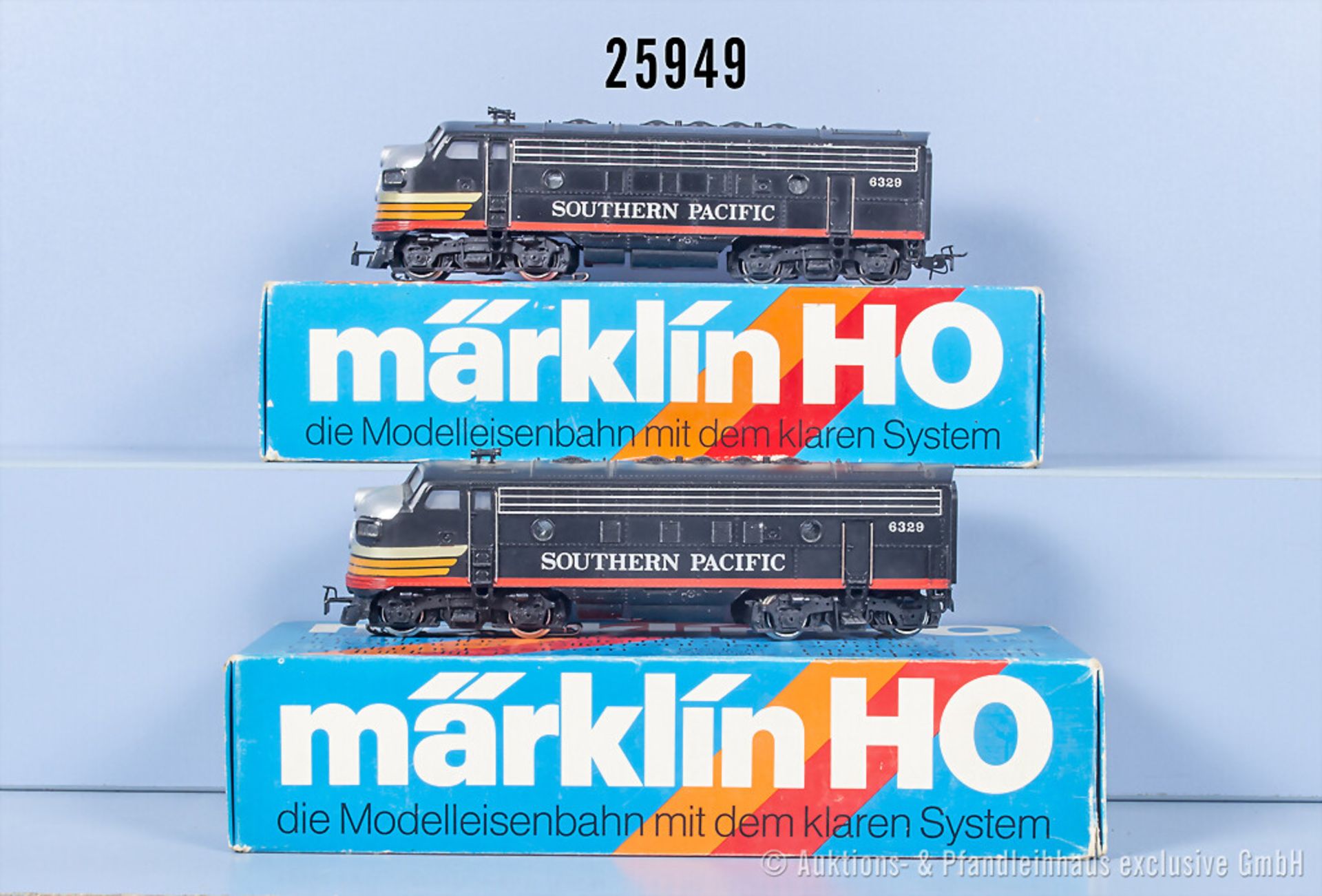 Märklin H0 3129/4129 Doppel-Diesellok der Southern, BN 6329, Z 2, in ...