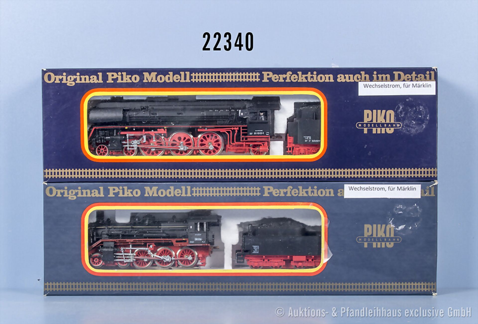 2 Piko H0 Loks, dabei Schlepptenderlok der DR, BN 01 1512-1 und Schlepptenderlok der ...