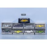 9 Minichamps Modellautos, überwiegend Porsche Sportwagen, Z 0, ...