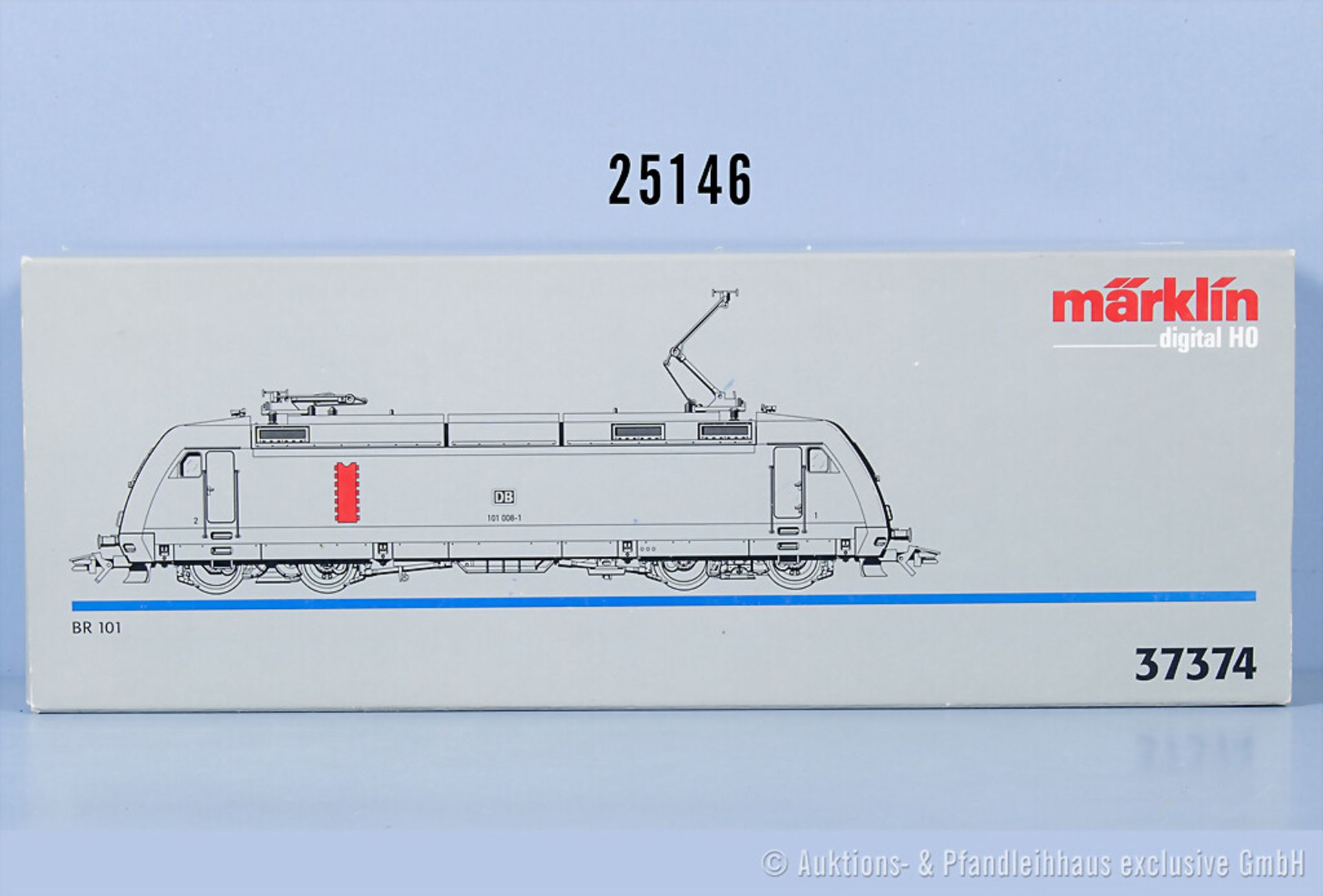 Märklin digital H0 37374 E-Lok der DB, BN 101 008-1, Z 1-2 in ...