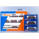 2 Roco H0 Güterwagensets, dabei 44002 und 45957, Z 0-1 in ...
