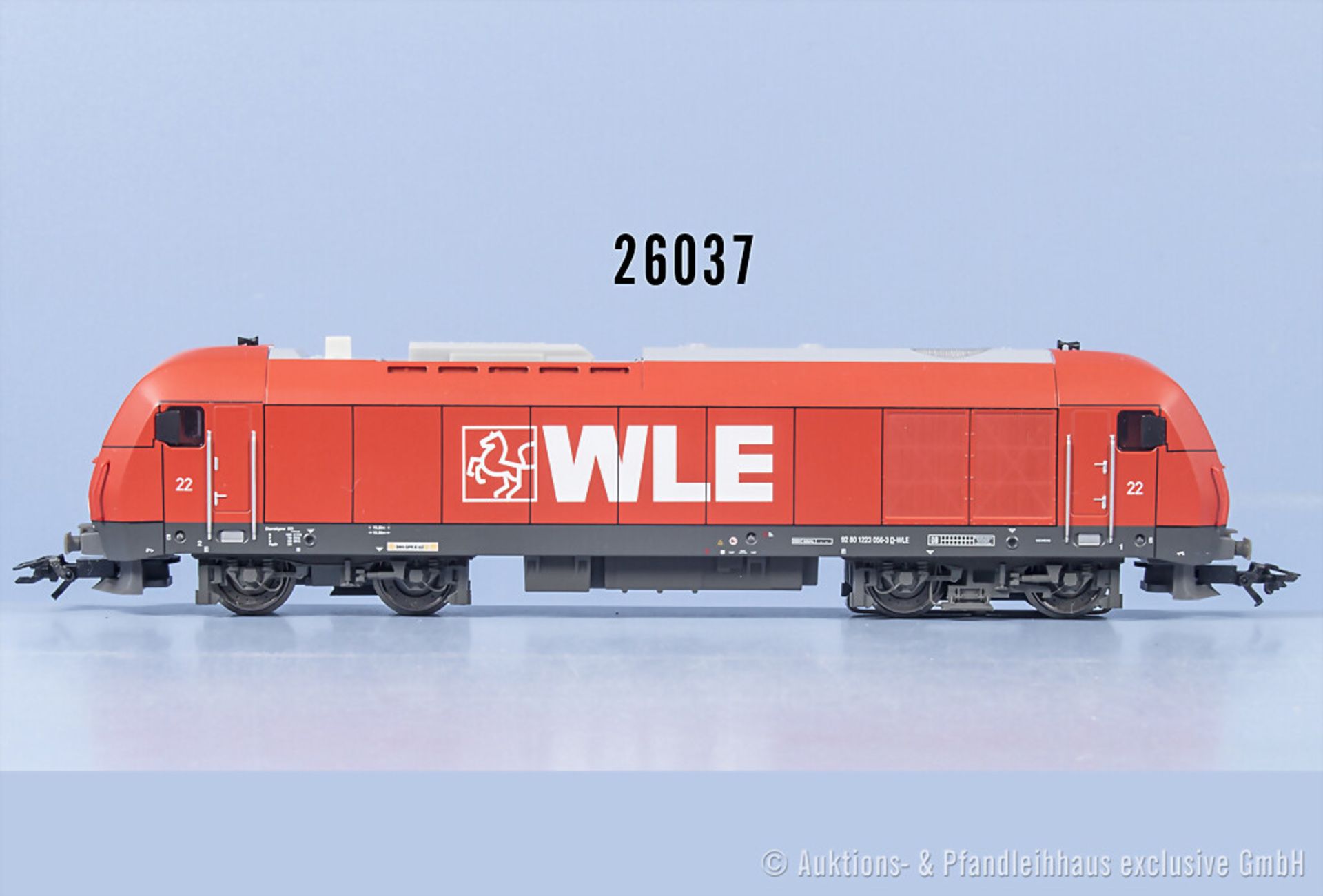 Märklin fx digital H0 aus 26548 Diesellok der WLE, BN 22, Z ...