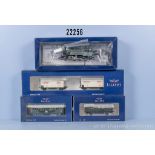 Liliput H0 Zug mit 109110 Tenderlok der Wü. Sts.B., BN 1108 und 4 Wagen, Z 1 in ...