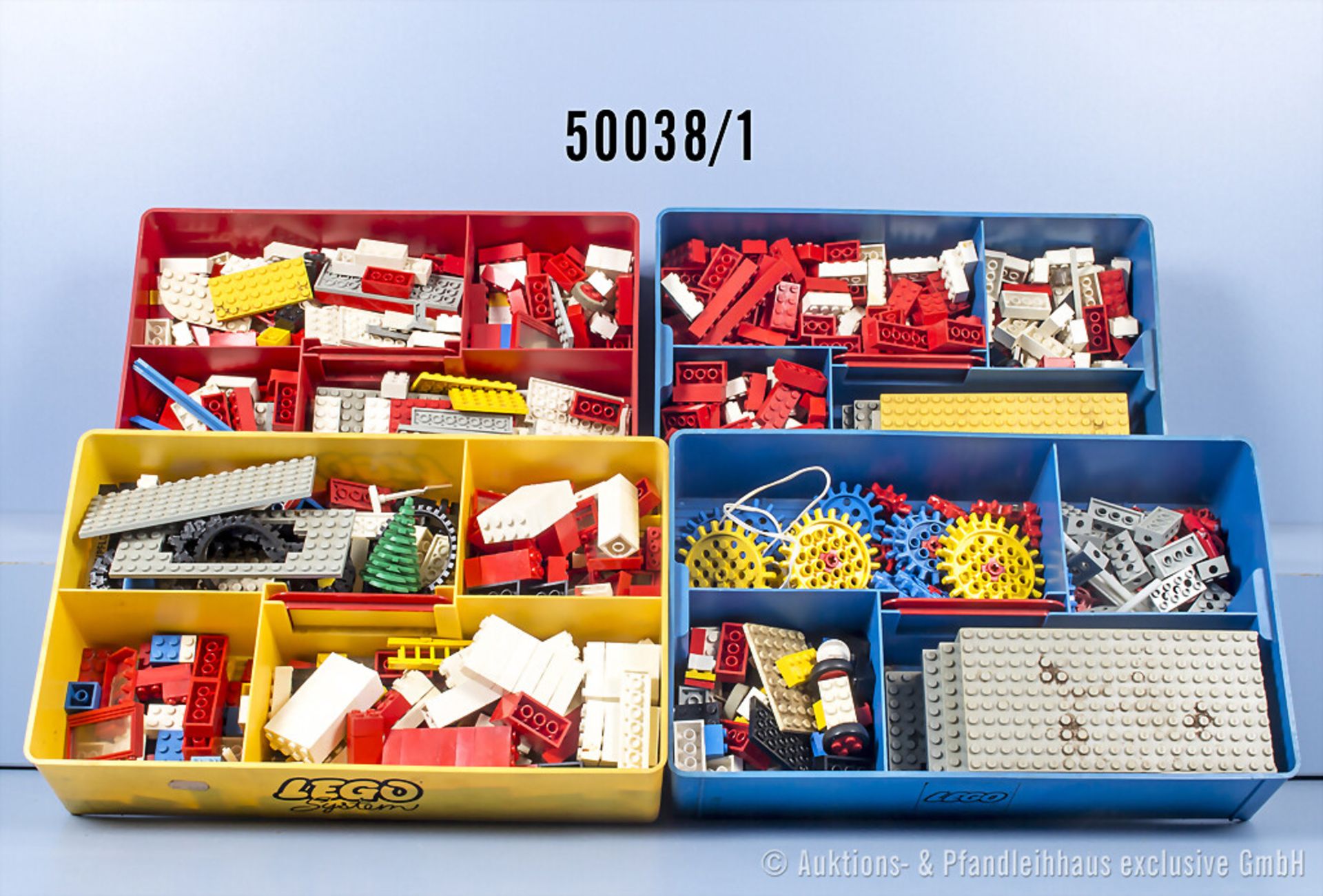 Großes Lego/ Legoland Ersatzteilkonvolut, Steine, gebraucht, dabei Gleise, Räder, ...