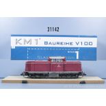 KM1 Spur 1 101005 Diesellok der DB, BN V100 1046, Z 2-3, in ...