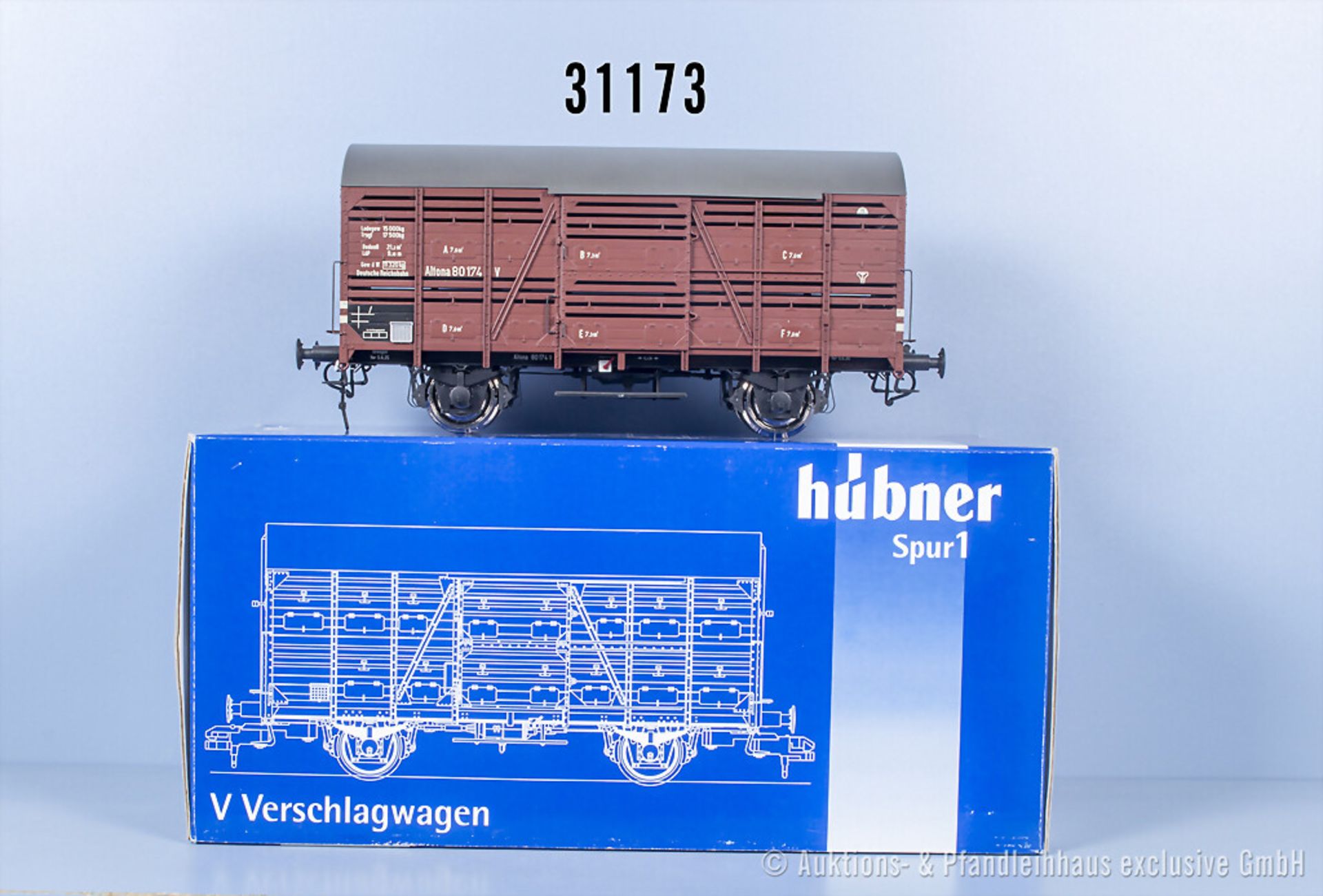 Hübner Spur 1 20471c Verschlagwagen, Z 1, in ...